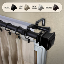 Load image into Gallery viewer, Pineda 1&quot; Double Curtain Rod
