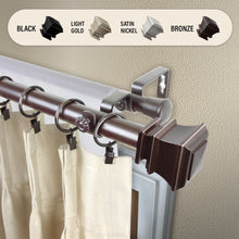 Load image into Gallery viewer, Pineda 1&quot; Double Curtain Rod
