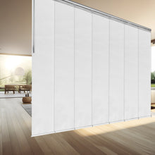 Load image into Gallery viewer, Embroidered Chiffon 7-Panel Single Rail Panel Track Extendable 58&quot;-98&quot;W x 91.4&quot;H, Panel width 15.75&quot; - 80% LIGHT-FILTERING
