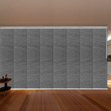 Load image into Gallery viewer, Charcoal Camo 8-Panel Panel Track 130&quot;-175&quot;W x 91.4&quot;H, Panel width 23.5&quot; - 75% LIGHT-FILTERING
