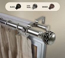 Load image into Gallery viewer, Isabella 1&quot; Double Curtain Rod
