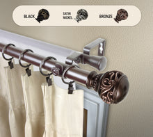 Load image into Gallery viewer, Isabella 1&quot; Double Curtain Rod
