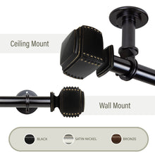 Load image into Gallery viewer, Bennett 1&quot; Ceiling Curtain Rod/ Room Divider
