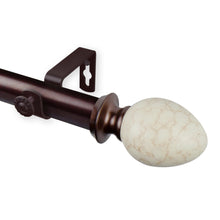 Load image into Gallery viewer, Ovate 1&quot; Single Curtain Rod
