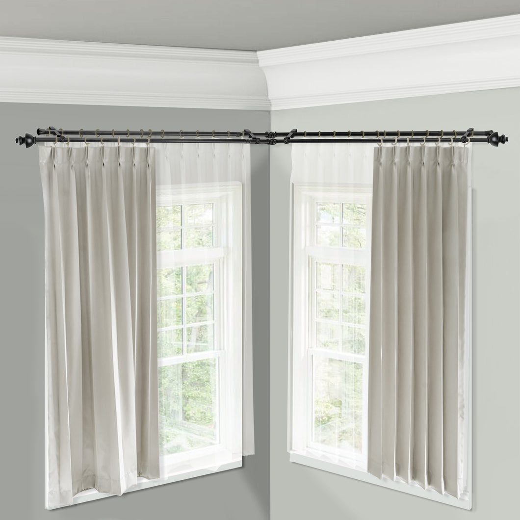 Dynasty Double Corner Curtain Rod