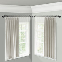 Load image into Gallery viewer, Garnet Double Corner Curtain Rod
