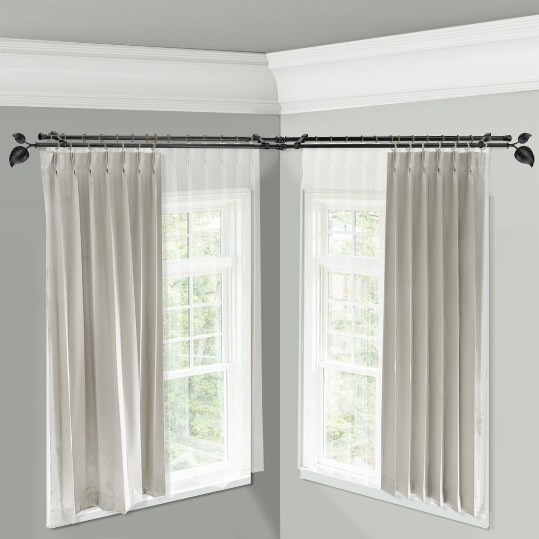 Ivy Double Corner Curtain Rod