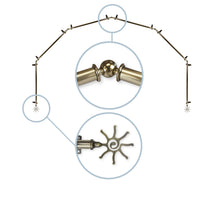 Load image into Gallery viewer, Sun 13/16&quot; 6-Sided Bay Curtain Rod
