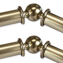 Load image into Gallery viewer, Merlyn 13/16&quot; 6-Sided Double Bay Curtain Rod
