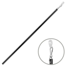 Load image into Gallery viewer, 3/8&quot; Fiberglass Baton with Snap and Adaptor 48&quot;, Black
