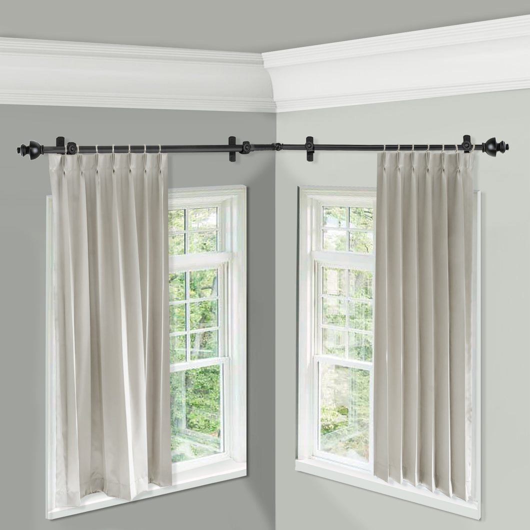 Dynasty Single Corner Curtain Rod