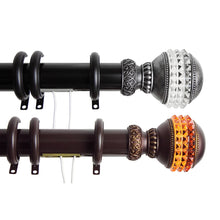 Load image into Gallery viewer, Gemstone 1.5&quot; Traverse Rod w/ Rings
