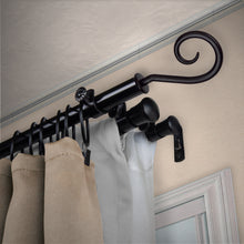 Load image into Gallery viewer, Curl 13/16&quot; Triple Curtain Rod
