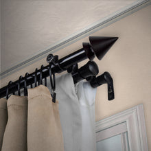 Load image into Gallery viewer, Cone 13/16&quot; Triple Curtain Rod
