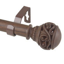 Load image into Gallery viewer, Isabella Faux Wood Curtain Rod
