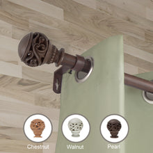 Load image into Gallery viewer, Isabella Faux Wood Curtain Rod
