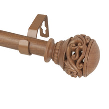 Load image into Gallery viewer, Isabella Faux Wood Curtain Rod
