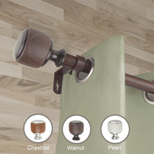 Load image into Gallery viewer, Josephine Faux Wood Curtain Rod
