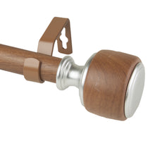 Load image into Gallery viewer, Josephine Faux Wood Curtain Rod
