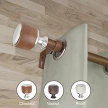 Load image into Gallery viewer, Josephine Faux Wood Curtain Rod
