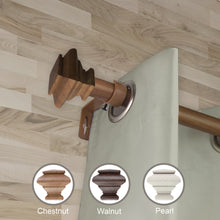 Load image into Gallery viewer, Fern Faux Wood Curtain Rod
