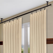 Load image into Gallery viewer, Industrial Pipe Wall/Ceiling Brackets for 1&quot; Rod (Pair)
